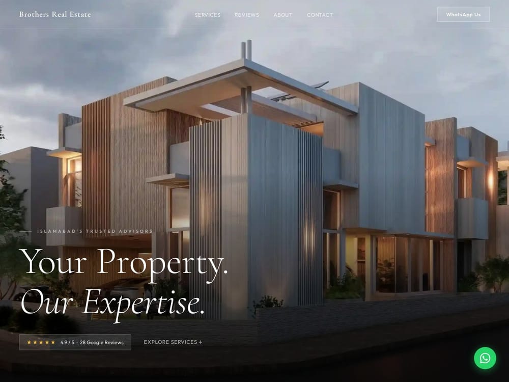 Brothers Real Estate — Real Estate built by Max Digital Studio